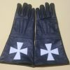 KT Malta Black Leather Gloves