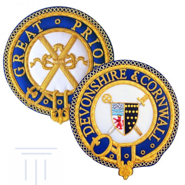 KT Provincial and Great Priory Mantle Badges.